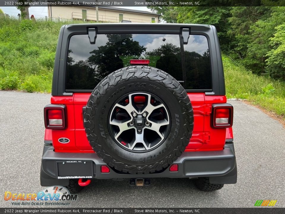 2022 Jeep Wrangler Unlimited Rubicon 4x4 Firecracker Red / Black Photo #7