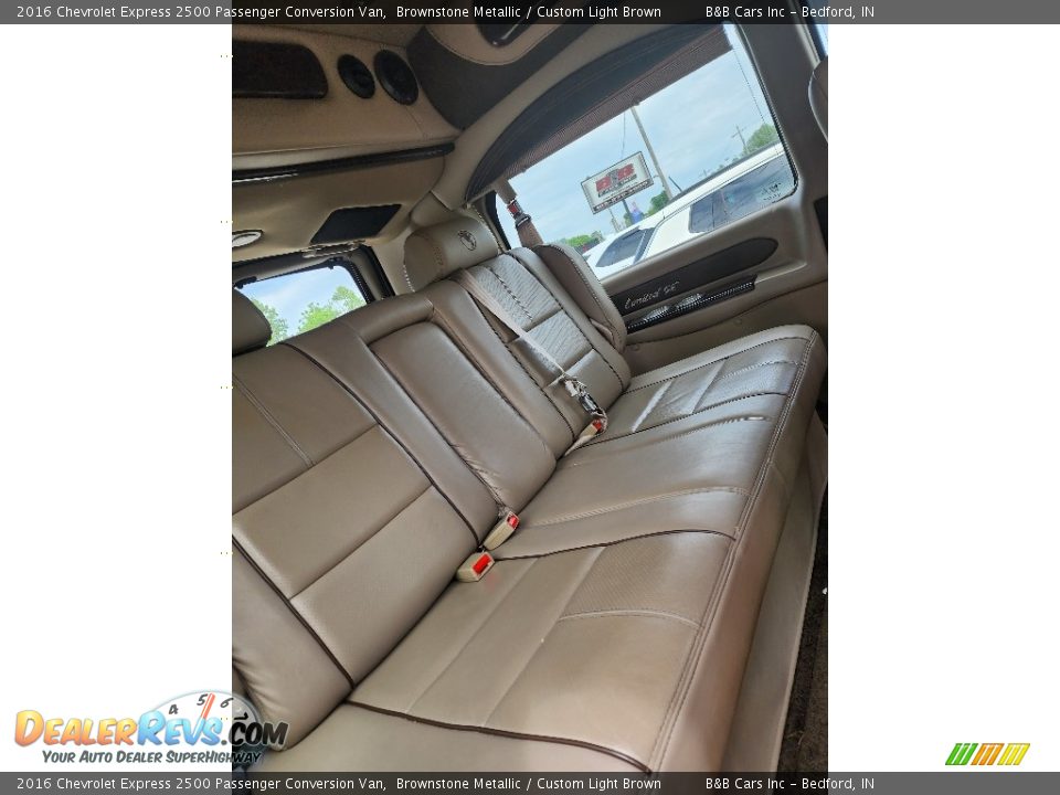Rear Seat of 2016 Chevrolet Express 2500 Passenger Conversion Van Photo #11
