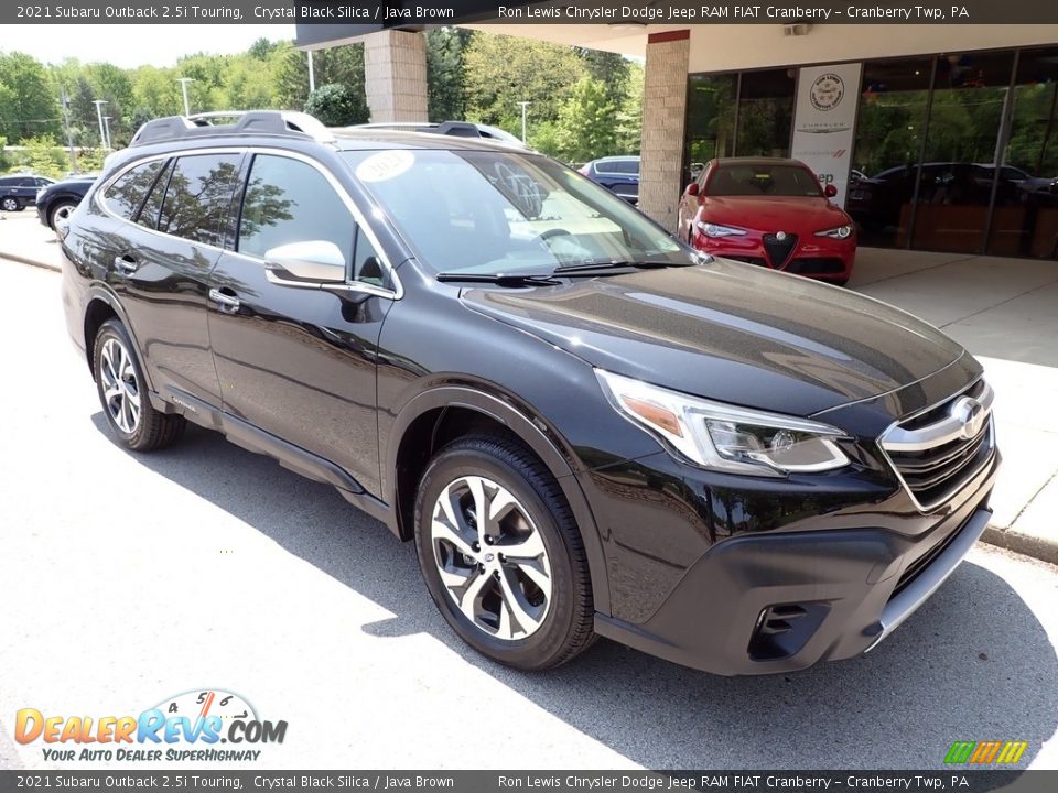 2021 Subaru Outback 2.5i Touring Crystal Black Silica / Java Brown Photo #2