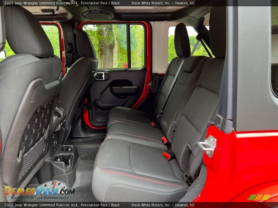 Rear Seat of 2022 Jeep Wrangler Unlimited Rubicon 4x4 Photo #13