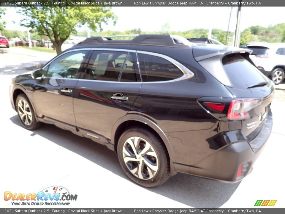 2021 Subaru Outback 2.5i Touring Crystal Black Silica / Java Brown Photo #6