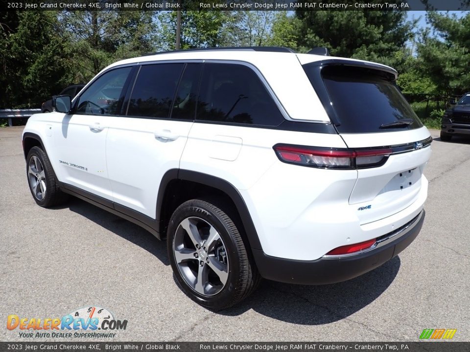 2023 Jeep Grand Cherokee 4XE Bright White / Global Black Photo #3