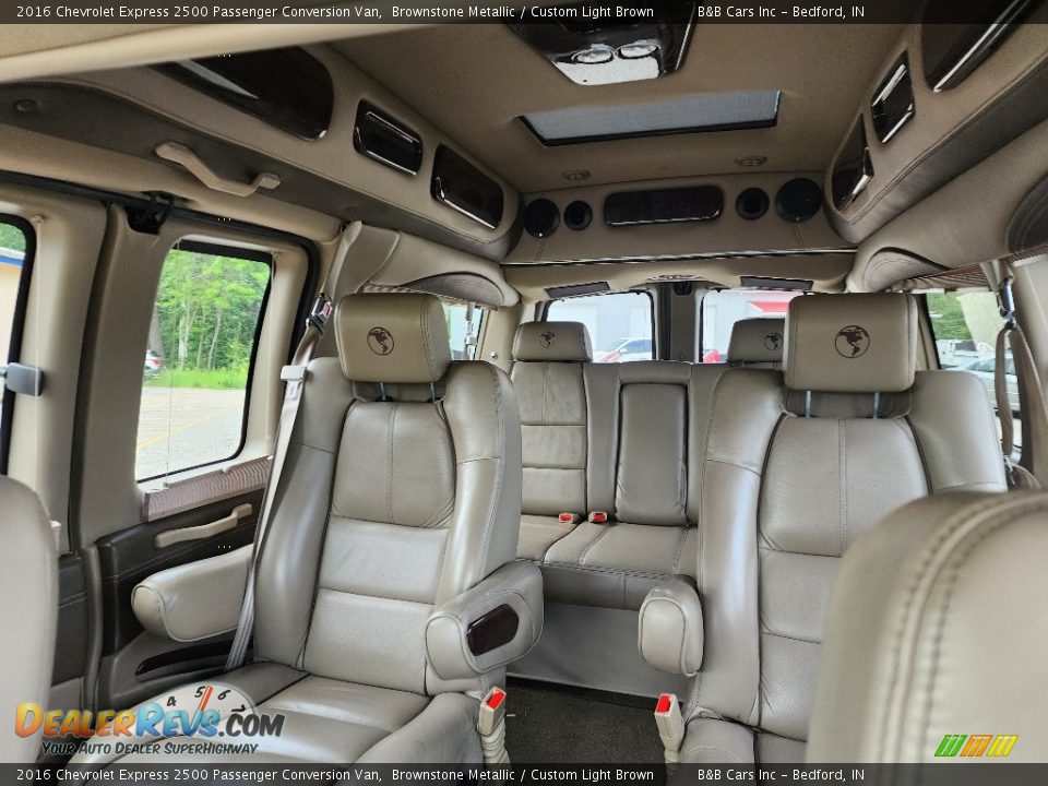 Rear Seat of 2016 Chevrolet Express 2500 Passenger Conversion Van Photo #22