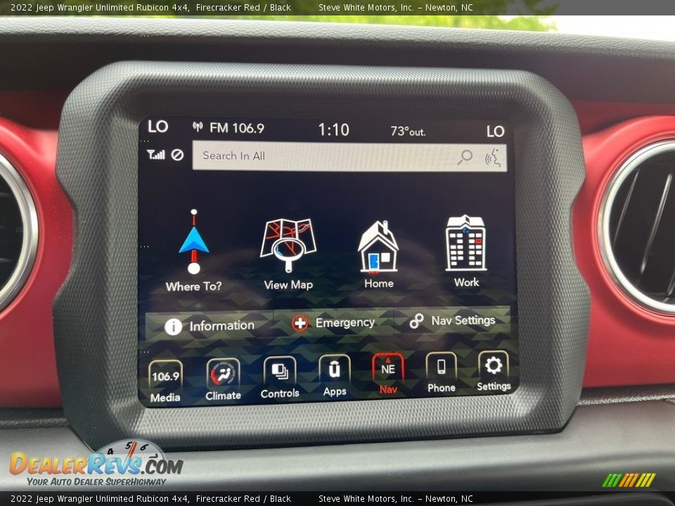 Controls of 2022 Jeep Wrangler Unlimited Rubicon 4x4 Photo #22