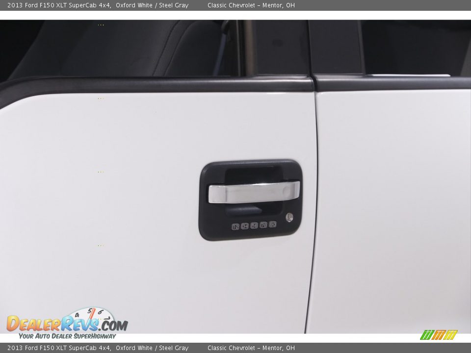 2013 Ford F150 XLT SuperCab 4x4 Oxford White / Steel Gray Photo #4