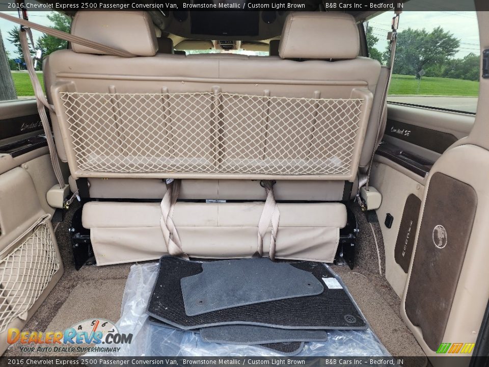2016 Chevrolet Express 2500 Passenger Conversion Van Brownstone Metallic / Custom Light Brown Photo #23