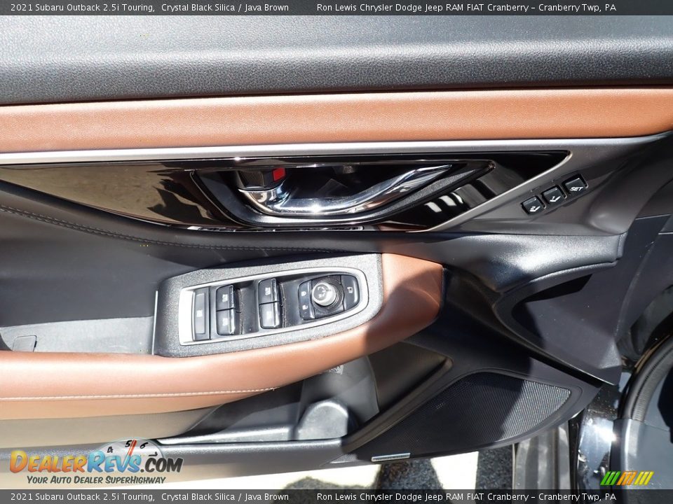2021 Subaru Outback 2.5i Touring Crystal Black Silica / Java Brown Photo #15