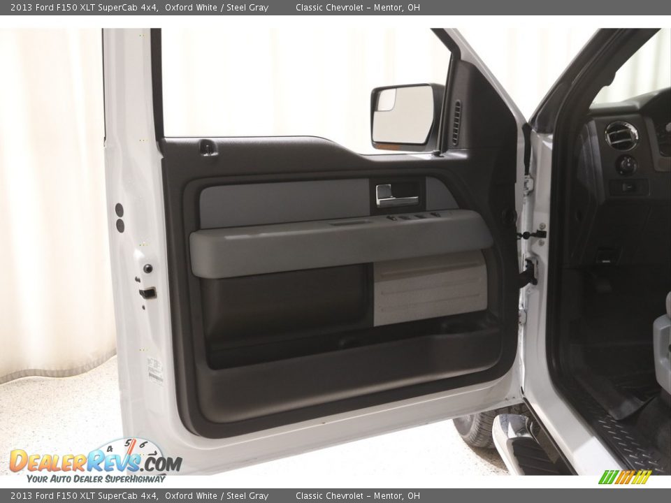 2013 Ford F150 XLT SuperCab 4x4 Oxford White / Steel Gray Photo #5