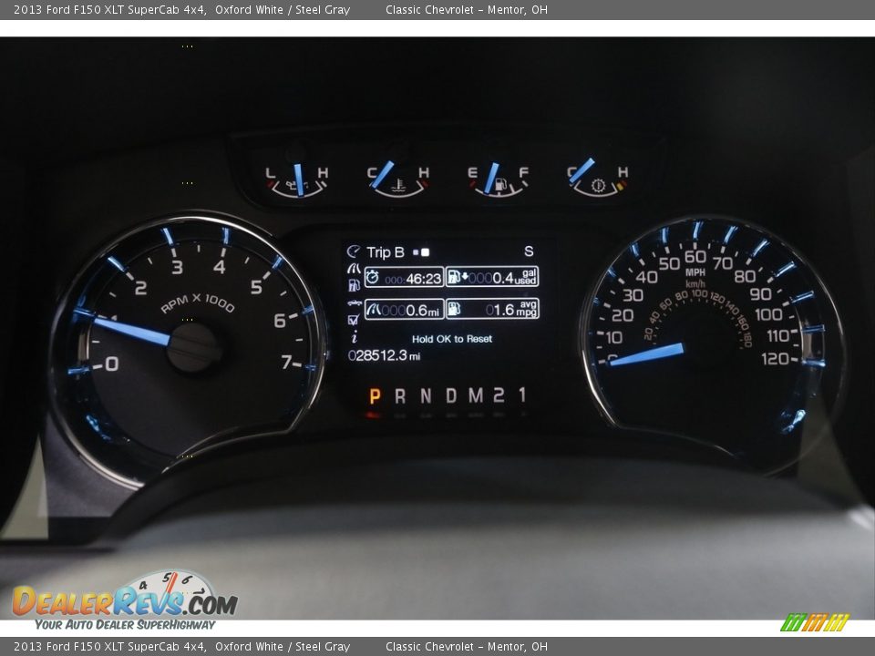 2013 Ford F150 XLT SuperCab 4x4 Oxford White / Steel Gray Photo #9