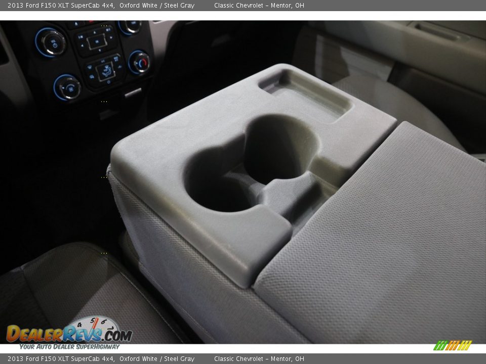 2013 Ford F150 XLT SuperCab 4x4 Oxford White / Steel Gray Photo #12