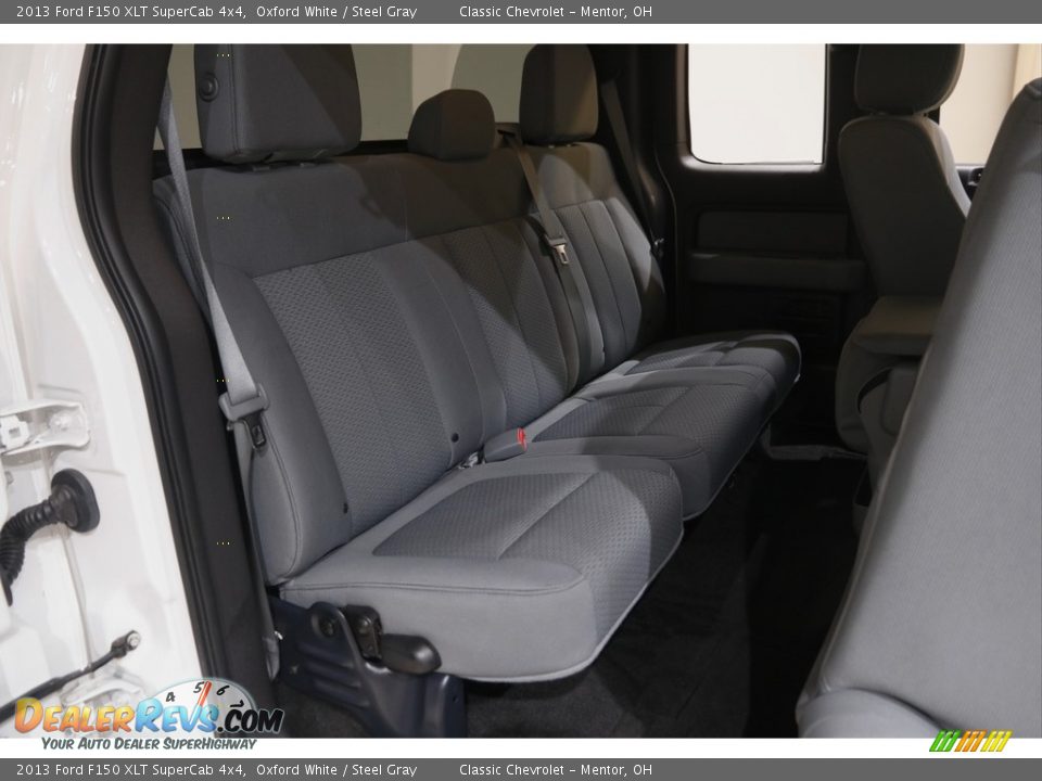2013 Ford F150 XLT SuperCab 4x4 Oxford White / Steel Gray Photo #16