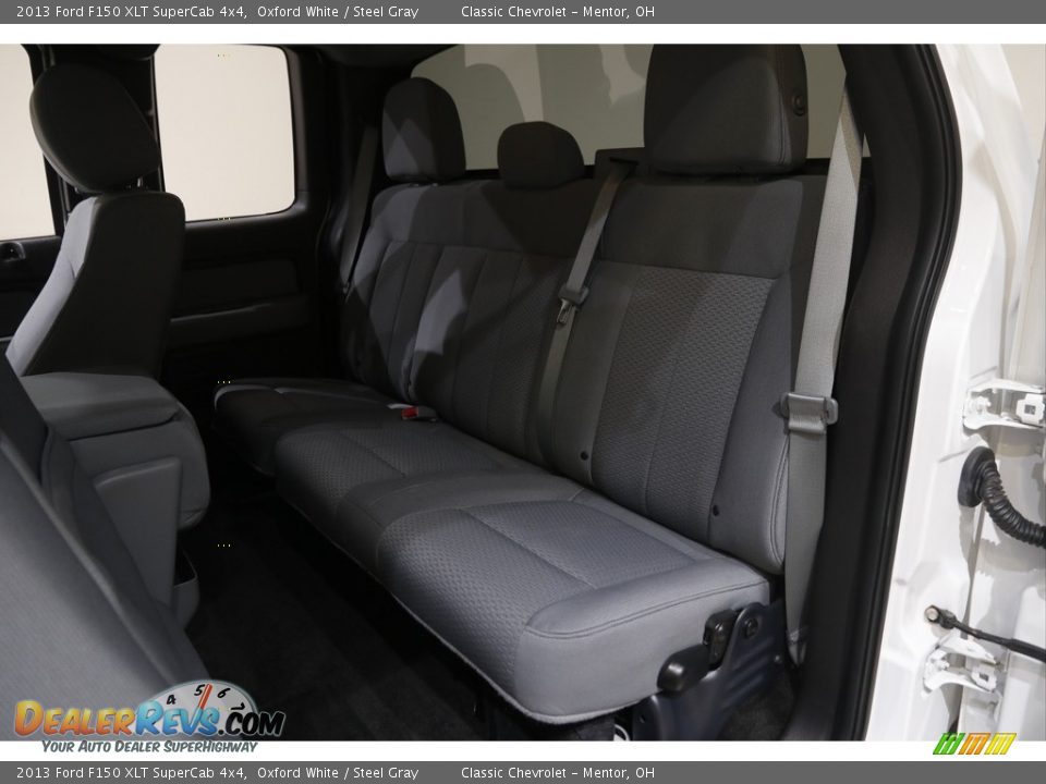2013 Ford F150 XLT SuperCab 4x4 Oxford White / Steel Gray Photo #17