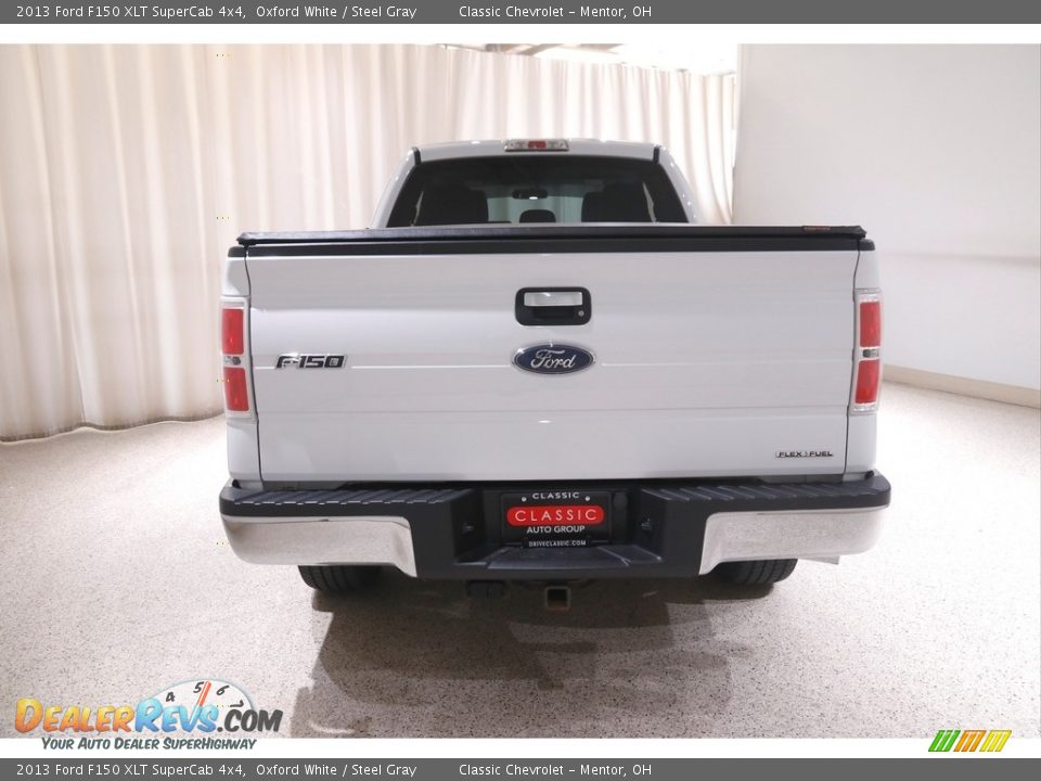 2013 Ford F150 XLT SuperCab 4x4 Oxford White / Steel Gray Photo #18