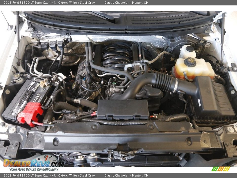 2013 Ford F150 XLT SuperCab 4x4 Oxford White / Steel Gray Photo #19