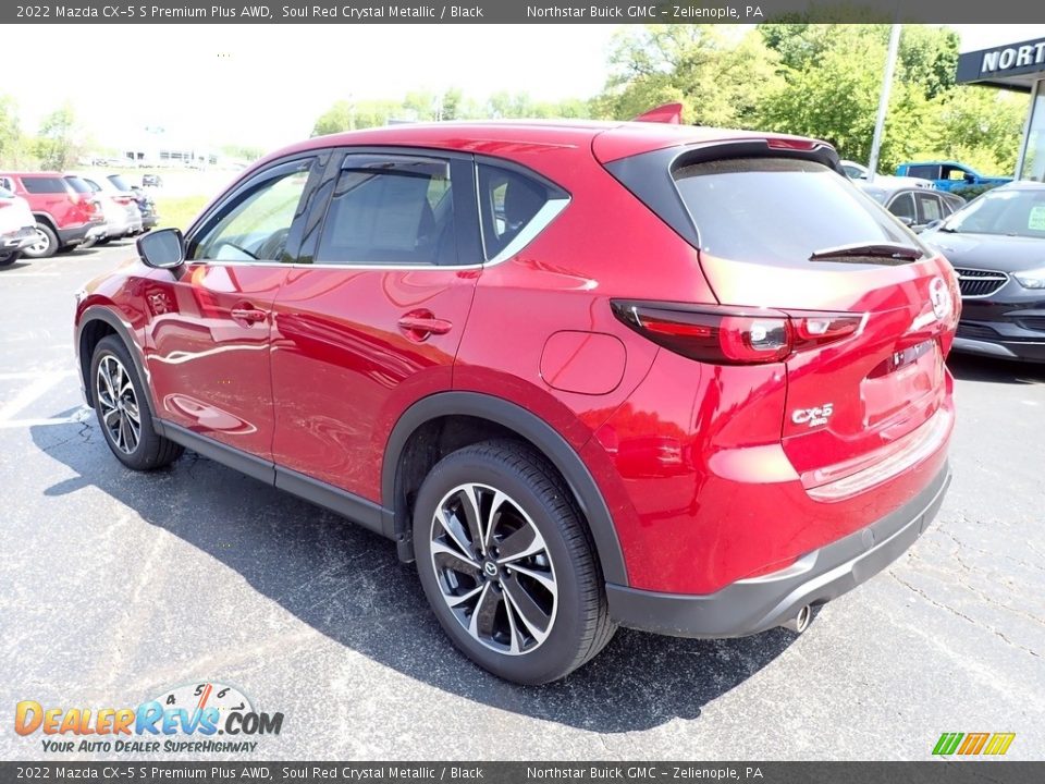 2022 Mazda CX-5 S Premium Plus AWD Soul Red Crystal Metallic / Black Photo #3