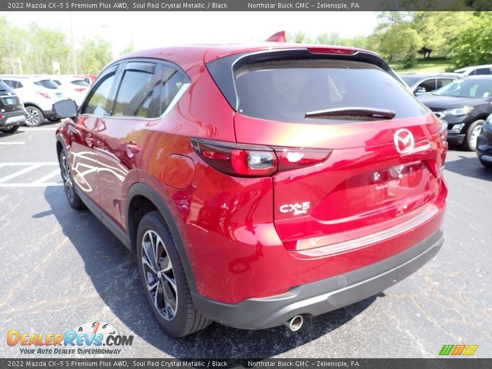 2022 Mazda CX-5 S Premium Plus AWD Soul Red Crystal Metallic / Black Photo #4