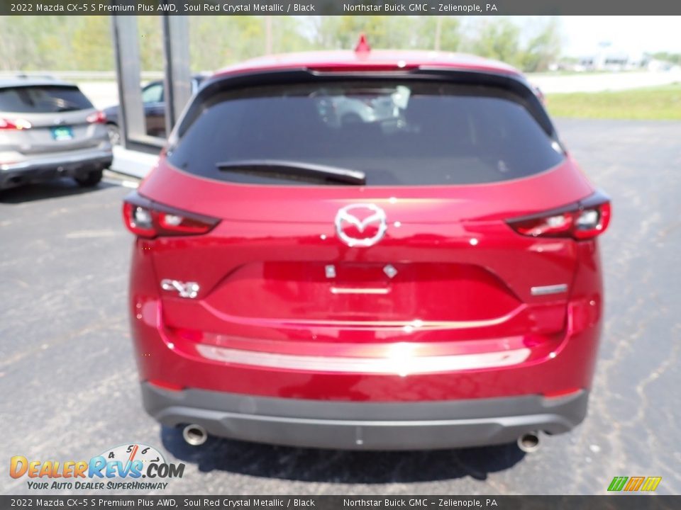 2022 Mazda CX-5 S Premium Plus AWD Soul Red Crystal Metallic / Black Photo #5