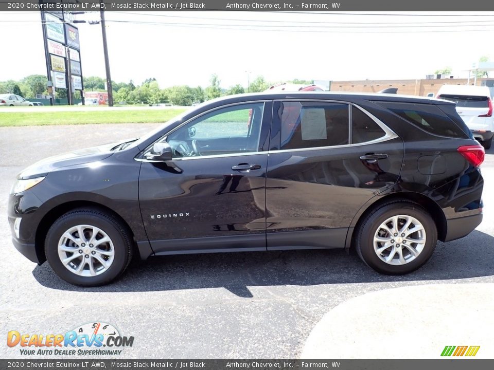 2020 Chevrolet Equinox LT AWD Mosaic Black Metallic / Jet Black Photo #7