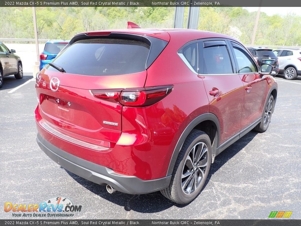 2022 Mazda CX-5 S Premium Plus AWD Soul Red Crystal Metallic / Black Photo #6