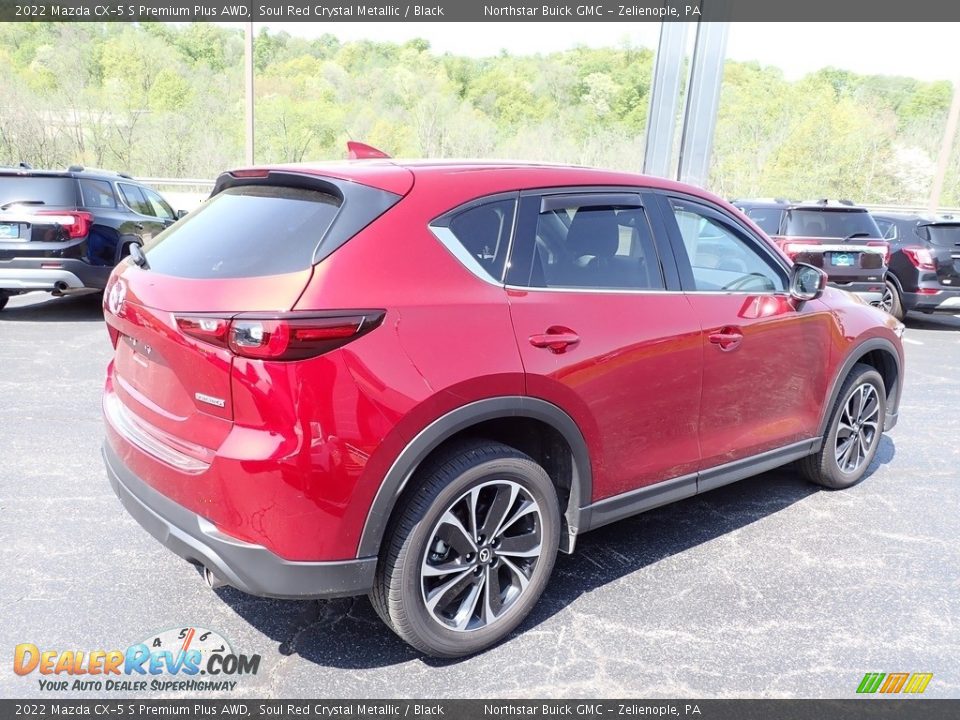 2022 Mazda CX-5 S Premium Plus AWD Soul Red Crystal Metallic / Black Photo #7