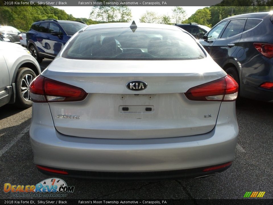 2018 Kia Forte EX Silky Silver / Black Photo #3