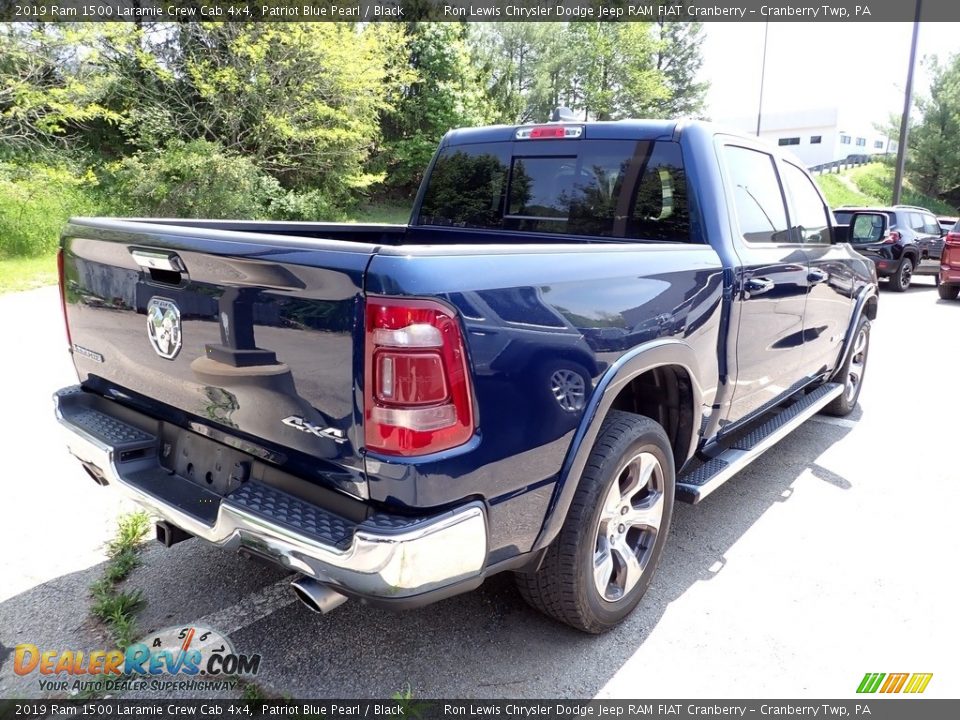 2019 Ram 1500 Laramie Crew Cab 4x4 Patriot Blue Pearl / Black Photo #4