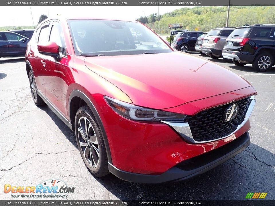 2022 Mazda CX-5 S Premium Plus AWD Soul Red Crystal Metallic / Black Photo #10