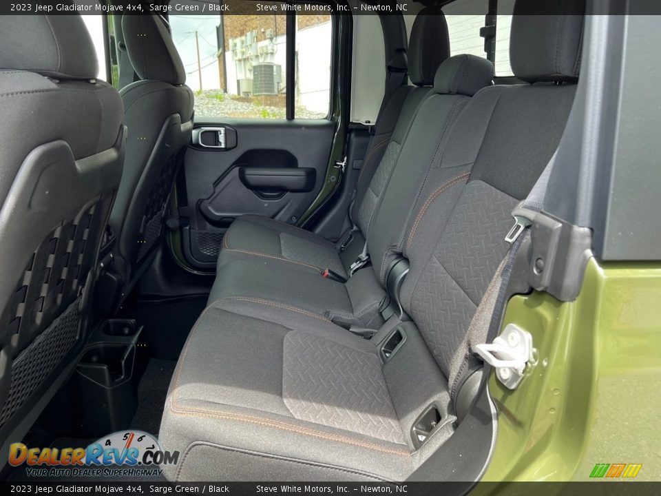 Rear Seat of 2023 Jeep Gladiator Mojave 4x4 Photo #14