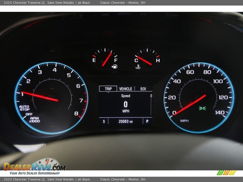 2020 Chevrolet Traverse LS Gauges Photo #8