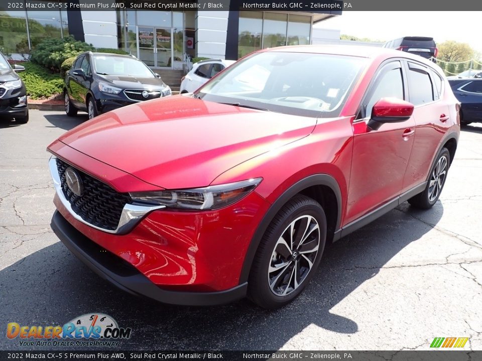 2022 Mazda CX-5 S Premium Plus AWD Soul Red Crystal Metallic / Black Photo #12