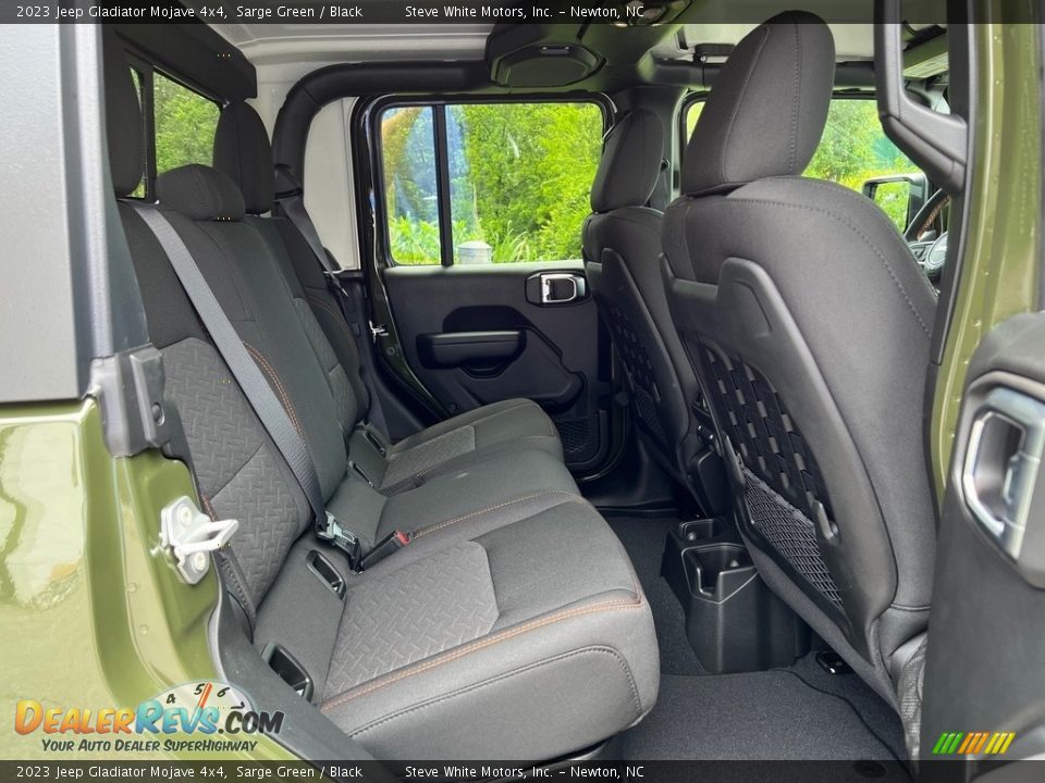 Rear Seat of 2023 Jeep Gladiator Mojave 4x4 Photo #16