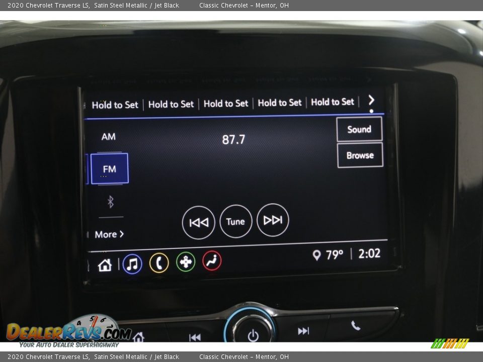 2020 Chevrolet Traverse LS Satin Steel Metallic / Jet Black Photo #10