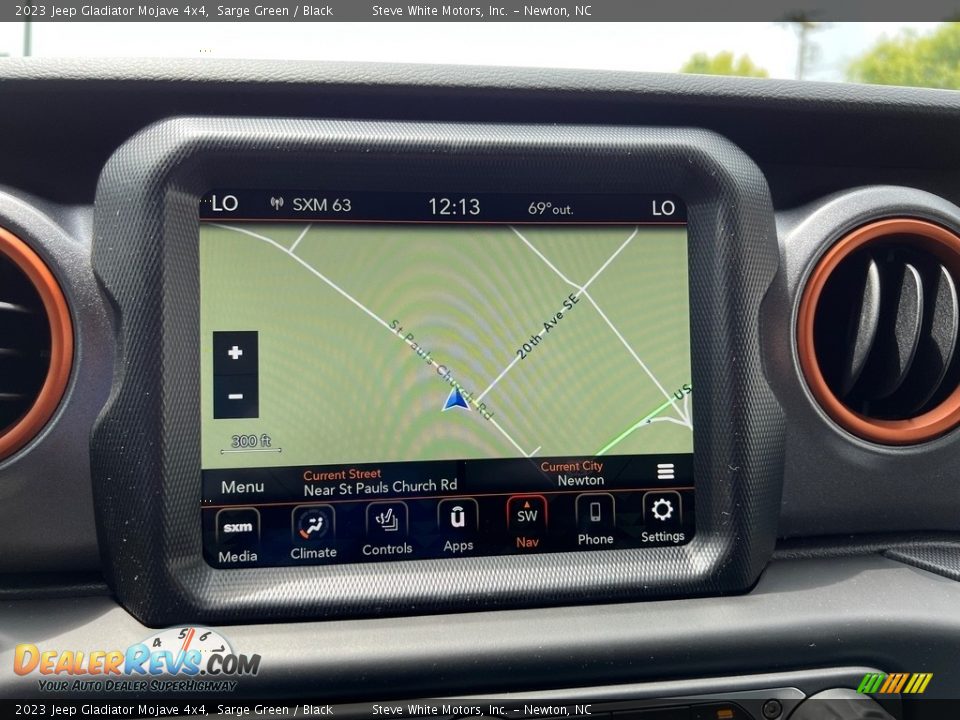 Navigation of 2023 Jeep Gladiator Mojave 4x4 Photo #23