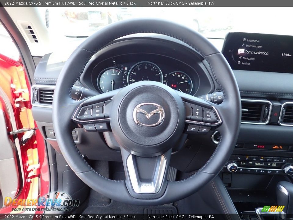 2022 Mazda CX-5 S Premium Plus AWD Steering Wheel Photo #28