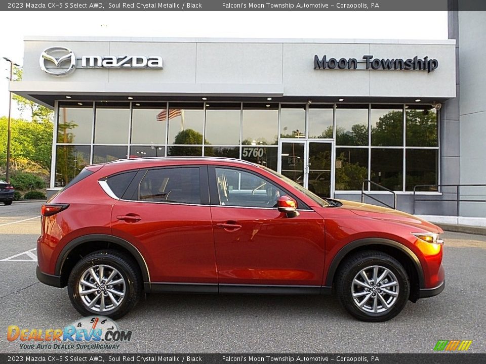 2023 Mazda CX-5 S Select AWD Soul Red Crystal Metallic / Black Photo #1