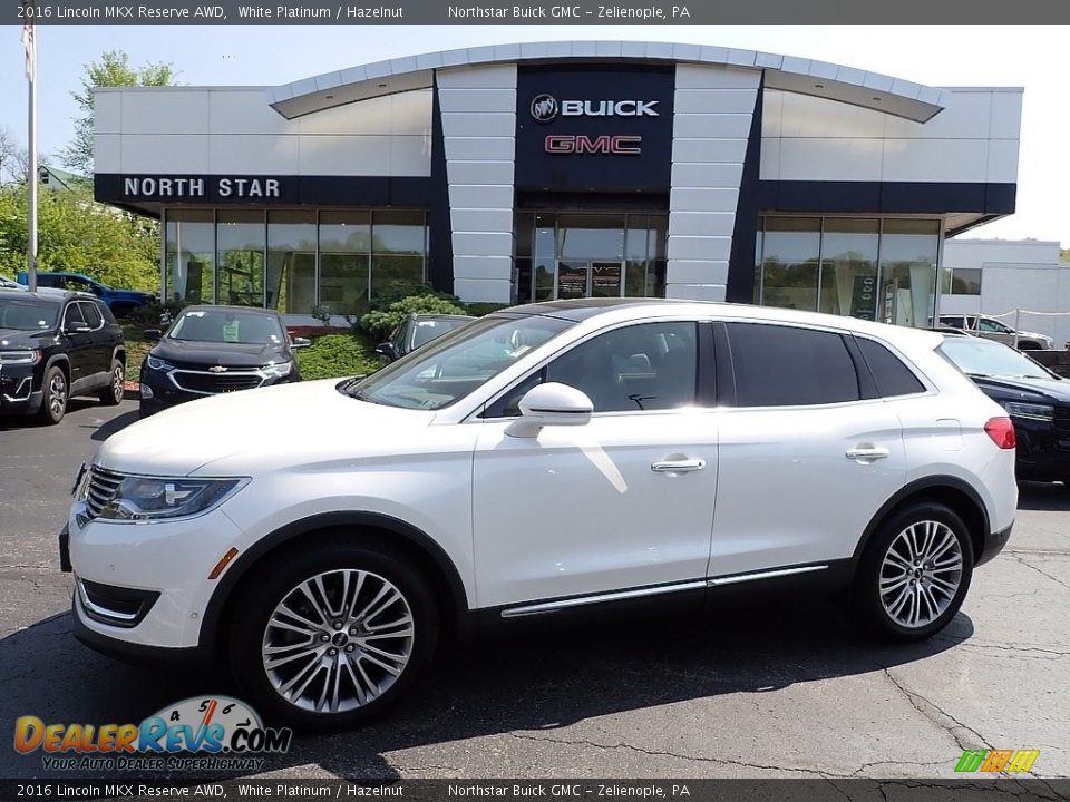 2016 Lincoln MKX Reserve AWD White Platinum / Hazelnut Photo #1