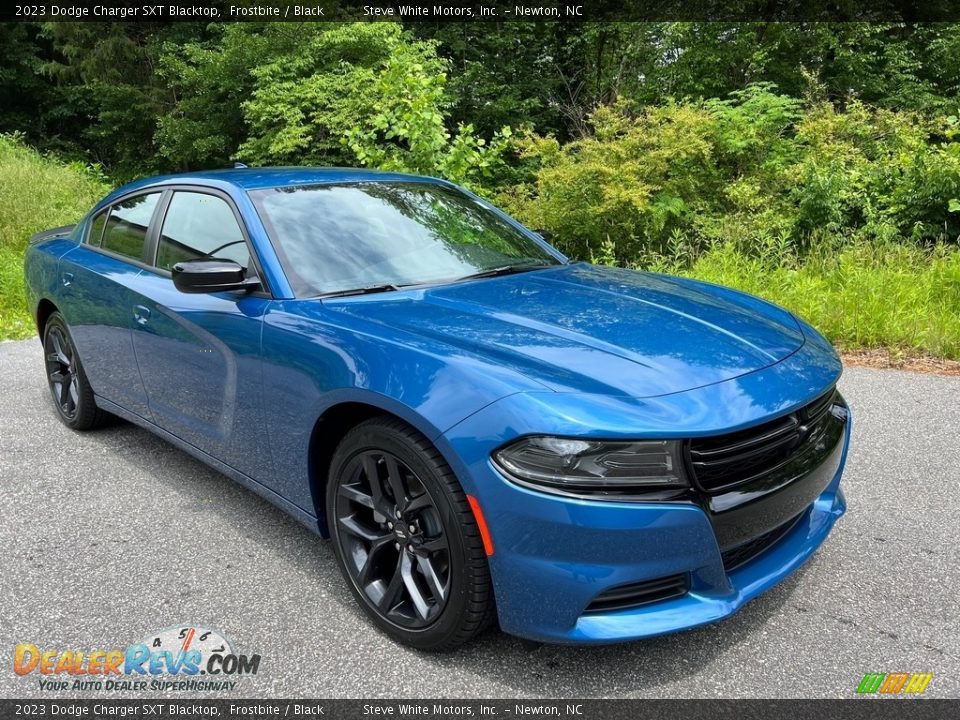 2023 Dodge Charger SXT Blacktop Frostbite / Black Photo #4