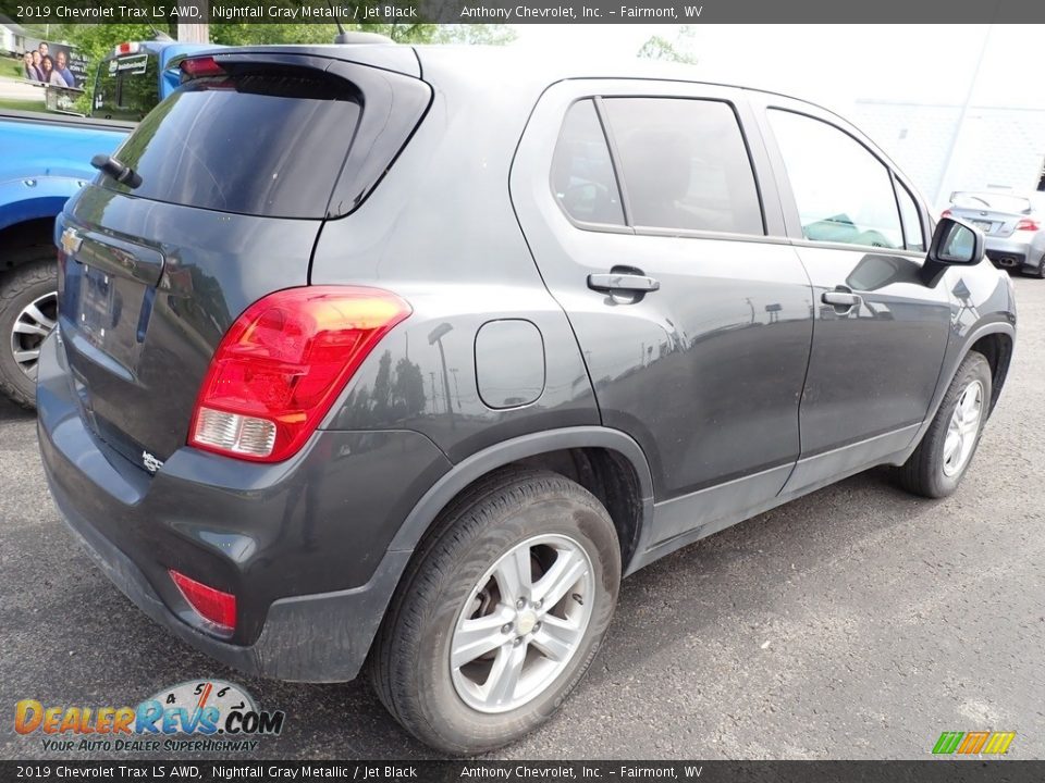 2019 Chevrolet Trax LS AWD Nightfall Gray Metallic / Jet Black Photo #2