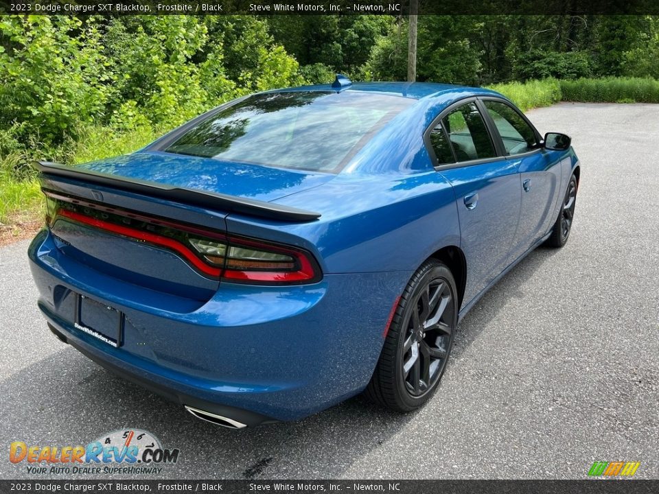 2023 Dodge Charger SXT Blacktop Frostbite / Black Photo #6