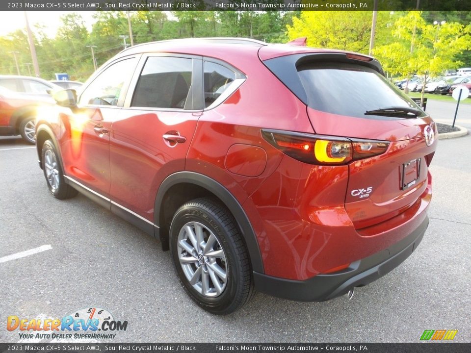 2023 Mazda CX-5 S Select AWD Soul Red Crystal Metallic / Black Photo #5