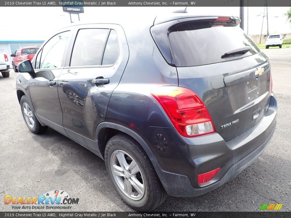 2019 Chevrolet Trax LS AWD Nightfall Gray Metallic / Jet Black Photo #3