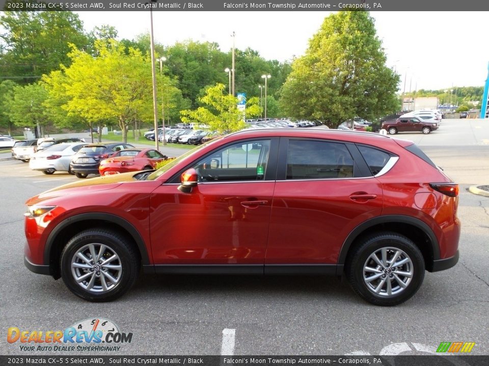 2023 Mazda CX-5 S Select AWD Soul Red Crystal Metallic / Black Photo #6