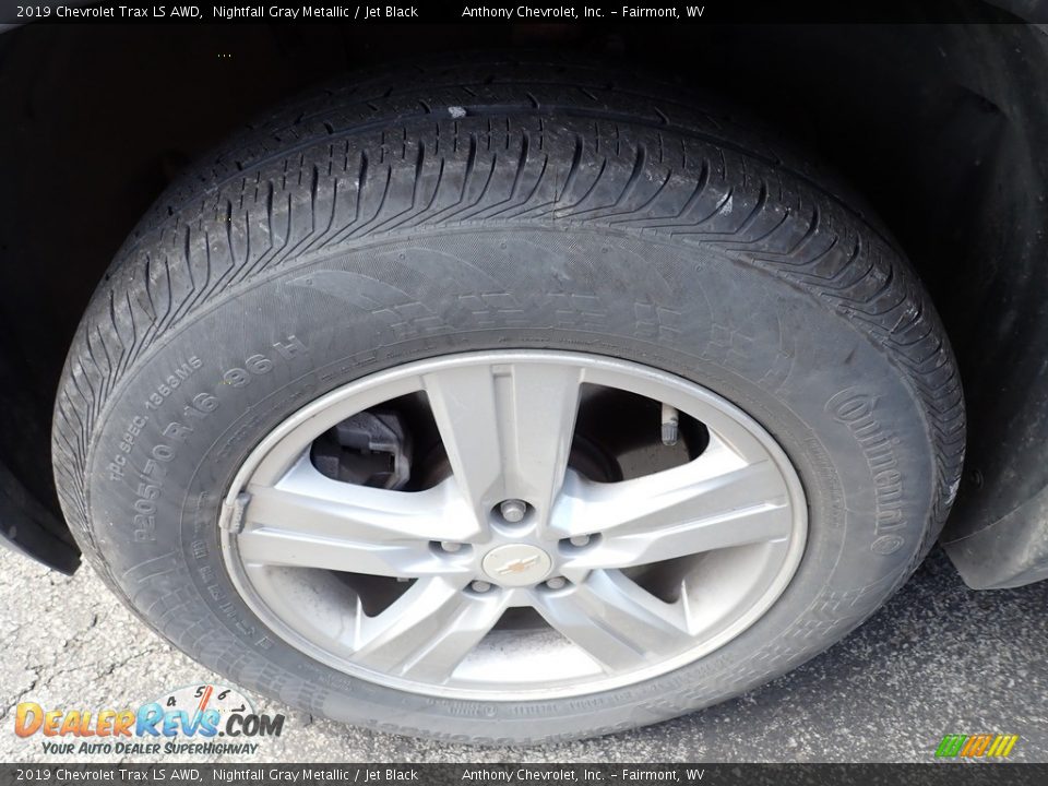 2019 Chevrolet Trax LS AWD Nightfall Gray Metallic / Jet Black Photo #5