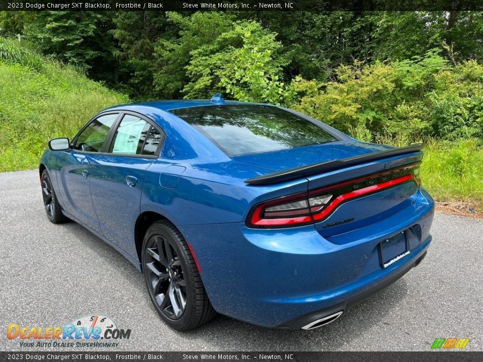 2023 Dodge Charger SXT Blacktop Frostbite / Black Photo #8