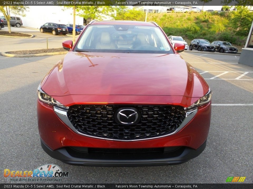 2023 Mazda CX-5 S Select AWD Soul Red Crystal Metallic / Black Photo #8