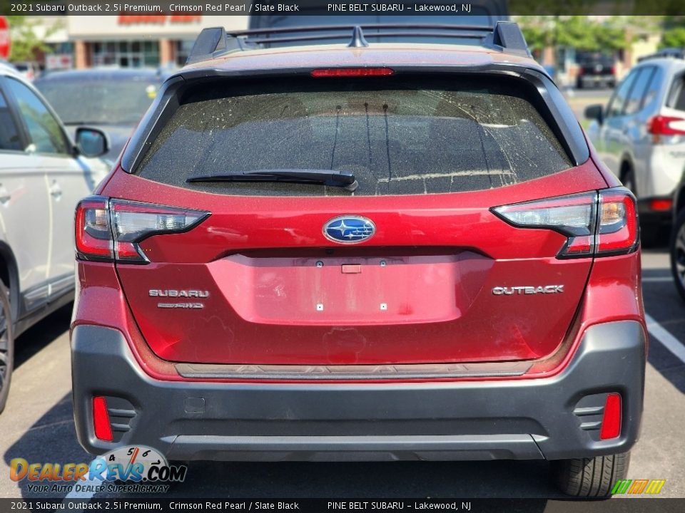 2021 Subaru Outback 2.5i Premium Crimson Red Pearl / Slate Black Photo #4