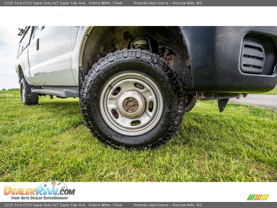 2015 Ford F250 Super Duty XLT Super Cab 4x4 Oxford White / Steel Photo #2