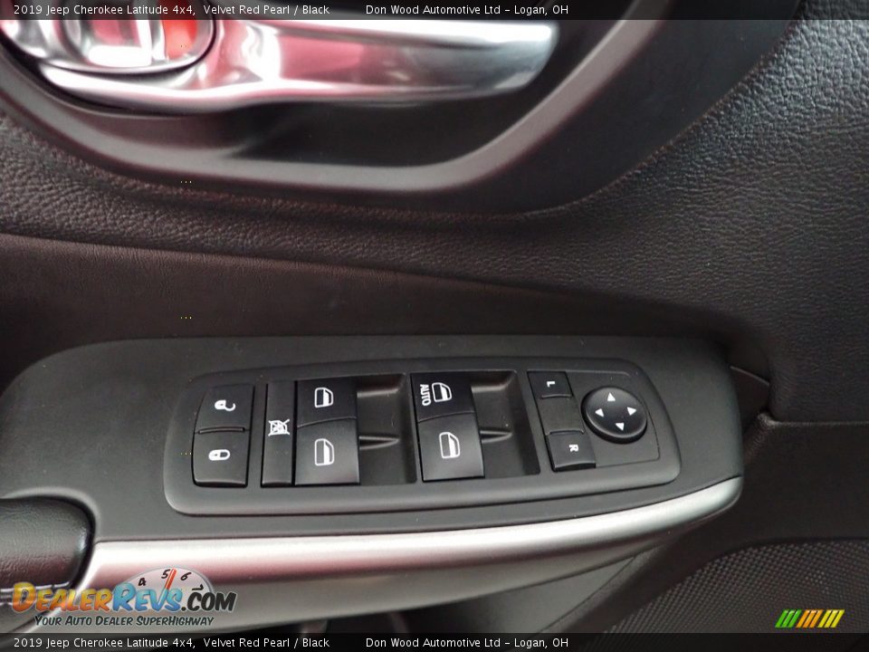 2019 Jeep Cherokee Latitude 4x4 Velvet Red Pearl / Black Photo #13