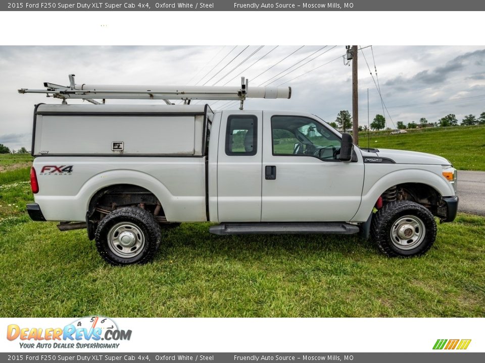 2015 Ford F250 Super Duty XLT Super Cab 4x4 Oxford White / Steel Photo #3