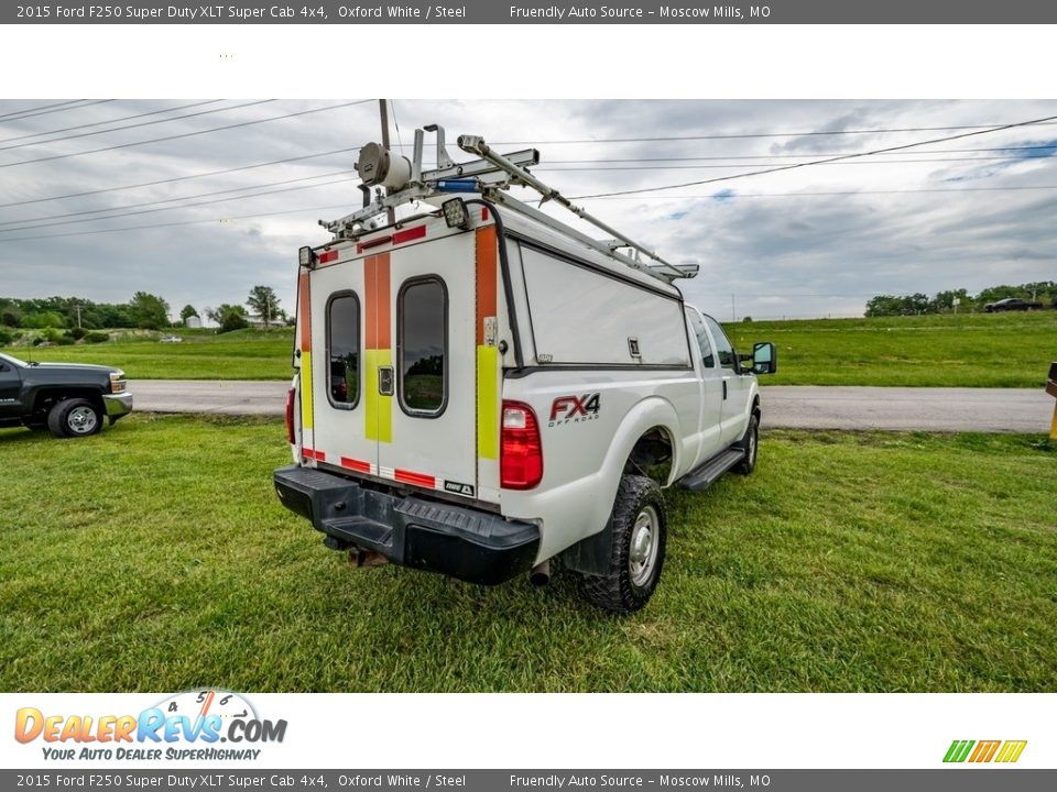 2015 Ford F250 Super Duty XLT Super Cab 4x4 Oxford White / Steel Photo #4